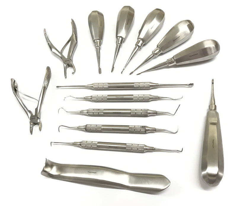 Dental Instrument Kit with 14 Pieces [Refurbished]