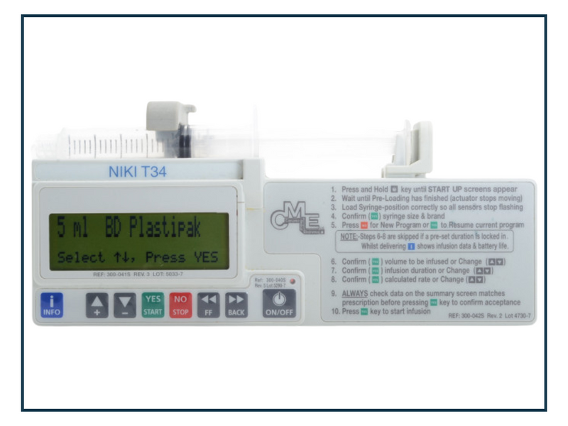 Niki T34 Syringe Pump [Refurbished]