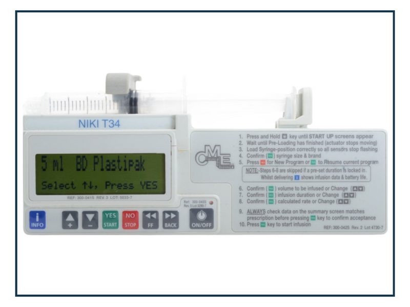 CME T34 Syringe Pump [Refurbished]