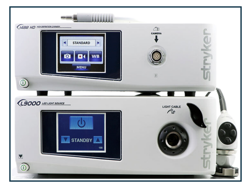 Stryker 1488 Console With L9000 Light Source [Refurbished]