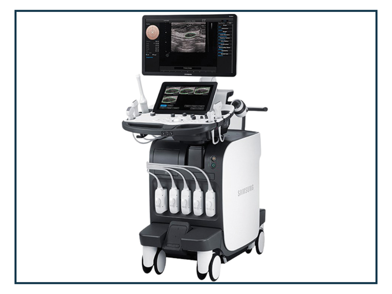 Samsung Medison RS80A Ultrasound System With 2 Transducers[Refurbished]