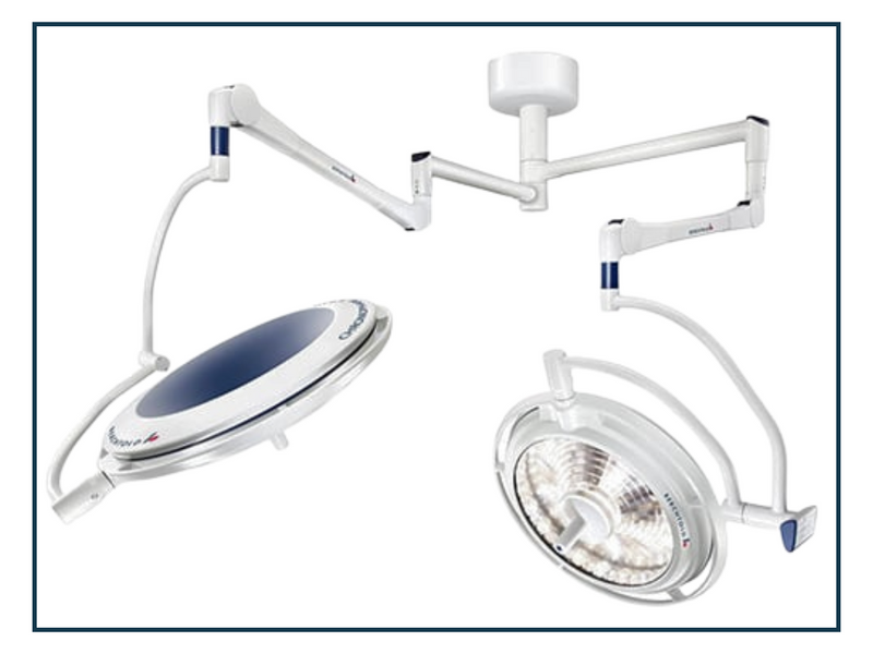 Berchtold Chromophare F628 Ceiling Mounted LED Operating Lights [Refurbished]