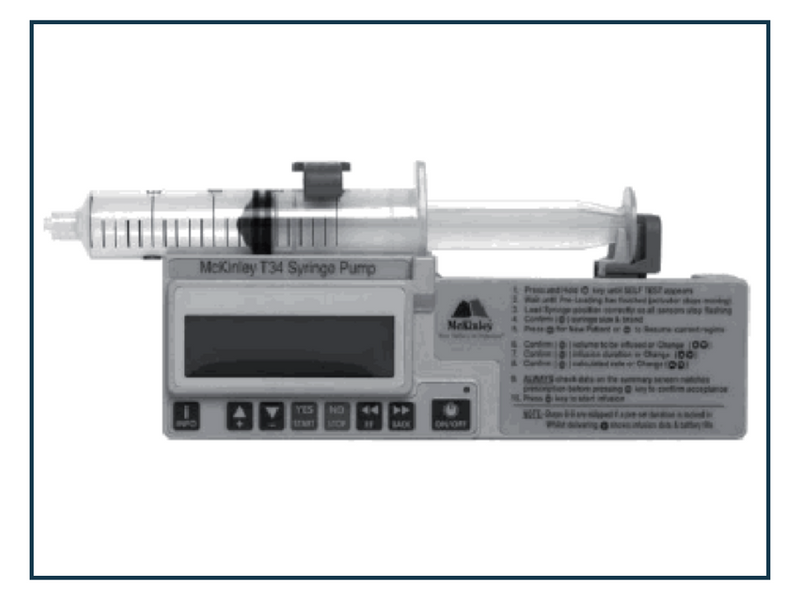McKinley T34 Syringe Pump [Refurbished]