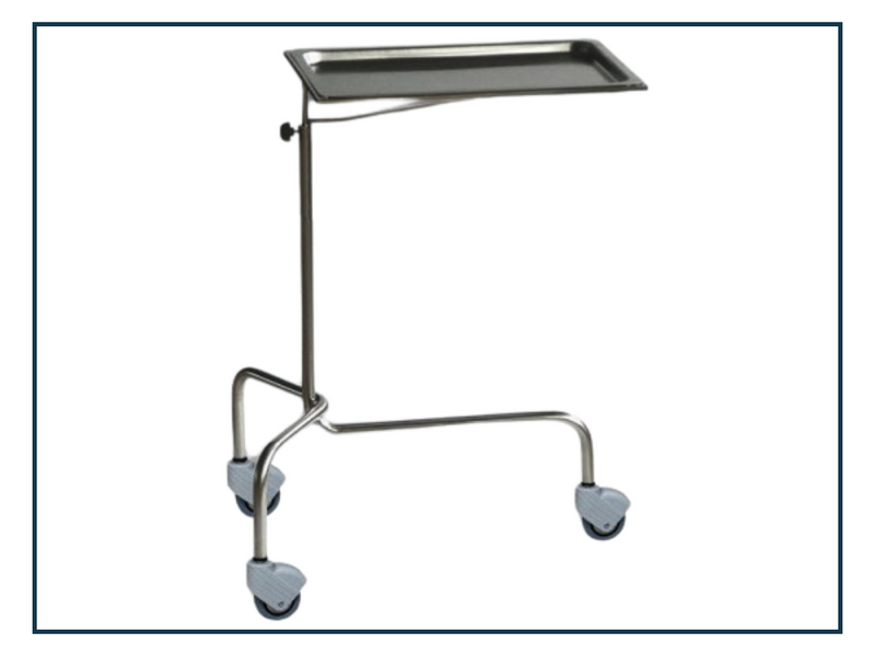Mayo Stainless Steel Instrument Stand (40 x 55 x 120) [Refurbished]