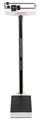Detecto 2391 Mechanical Eye-Level Physician Scale with Height Rod [Brand New]