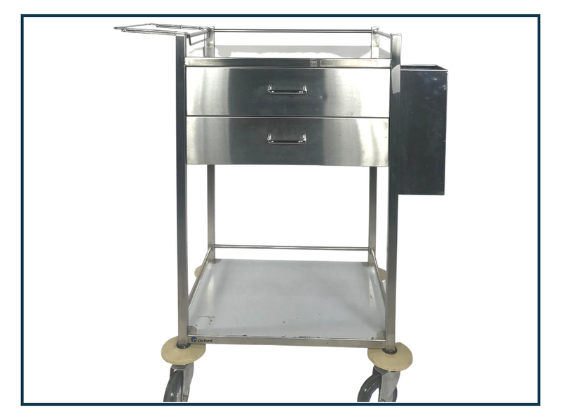 Stainless Steel Instrument Trolley (60 x 50 x 105) [Refurbished]