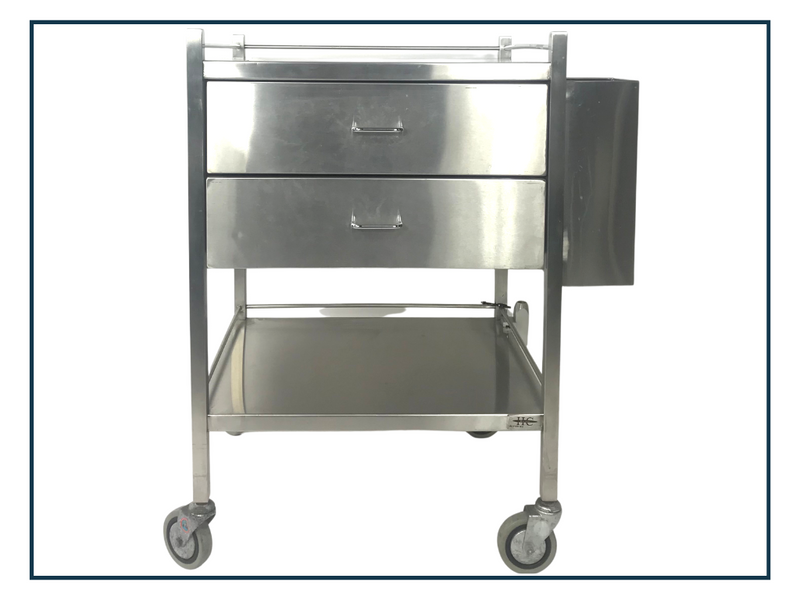 Stainless Steel Instrument Trolley (60 x 50 x 90) [Refurbished]