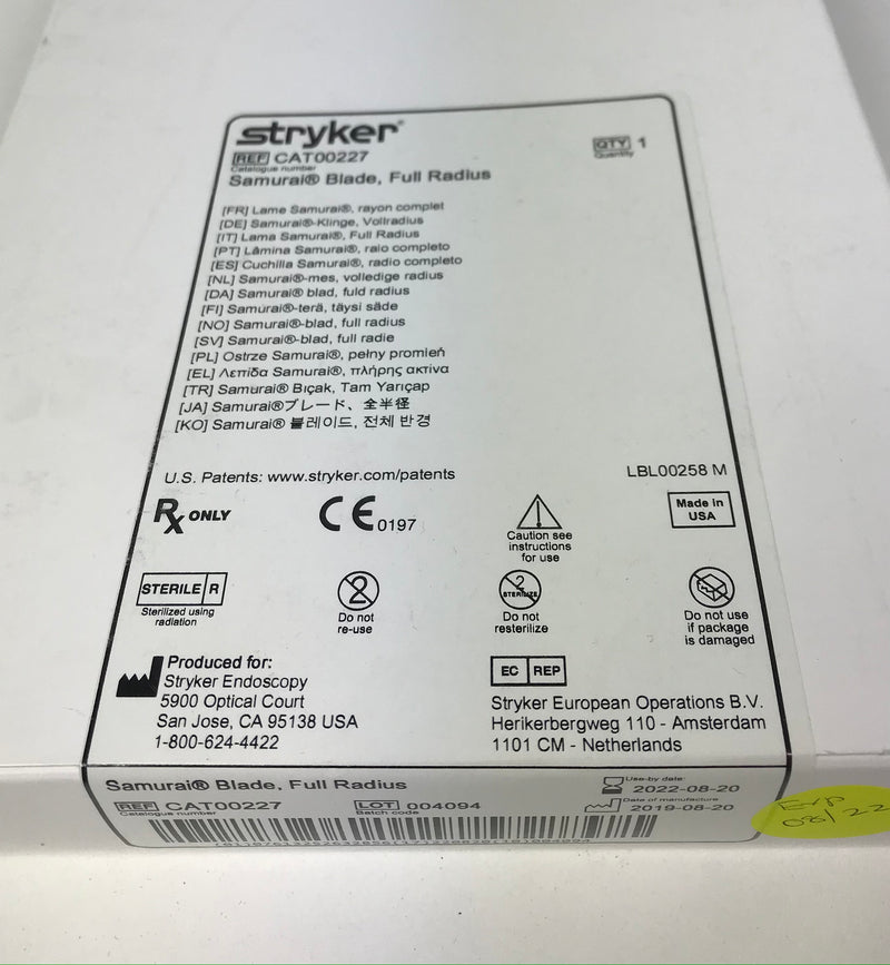 [Expired] Stryker Samurai Blade Full Radius