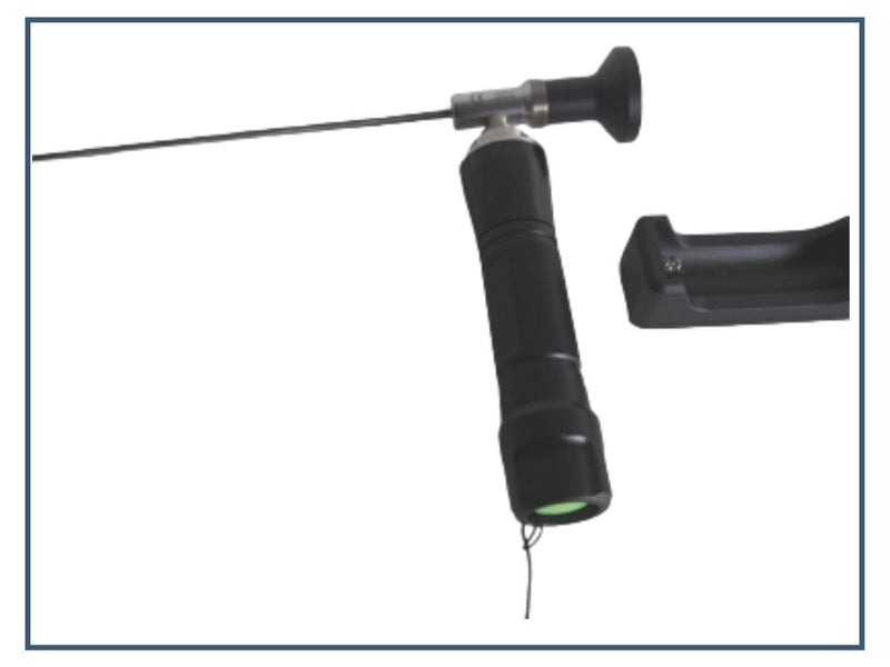 Small Animal 4mm 30 degree HD Quality Arthroscope with LED Handle [Refurbished]