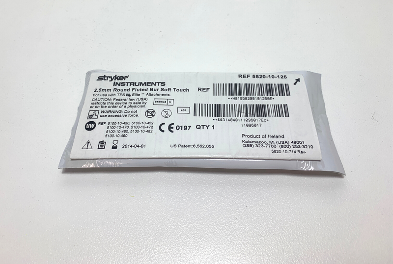 [Expired] Stryker 2.5mm Round Fluted Bur Soft Touch