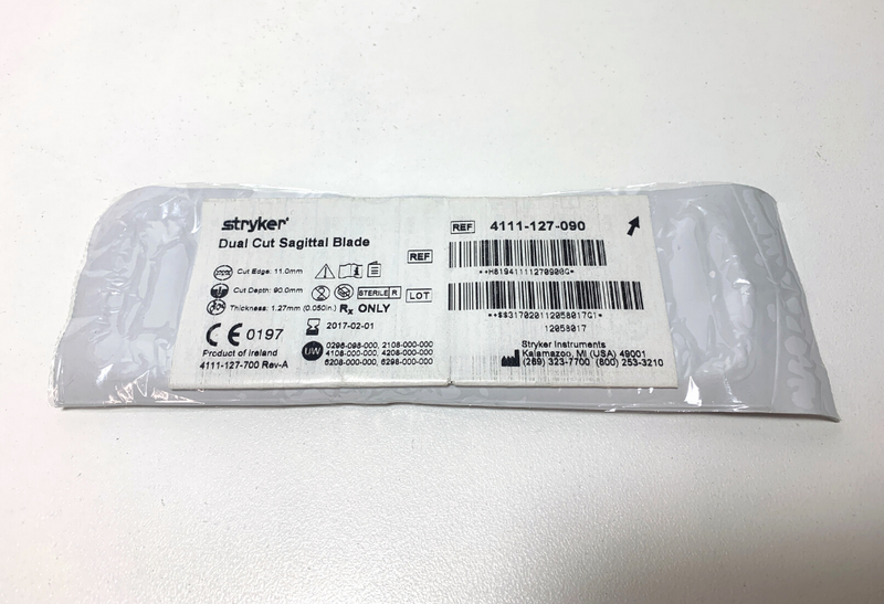 [Expired] Stryker Dual Cut Sagittal Blade