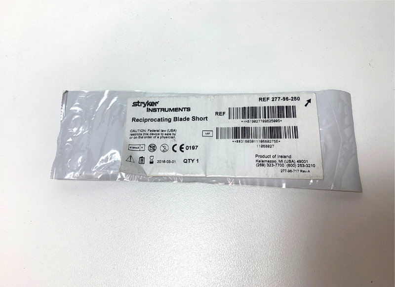 [Expired] Stryker Reciprocating Blade Short