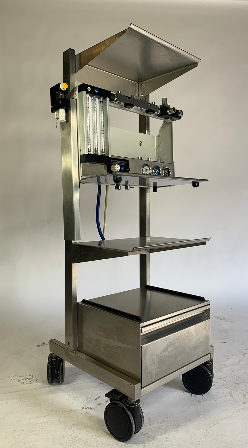 Ulco Compact Anaesthetic Machine on Stainless Steel Trolley [Refurbished]