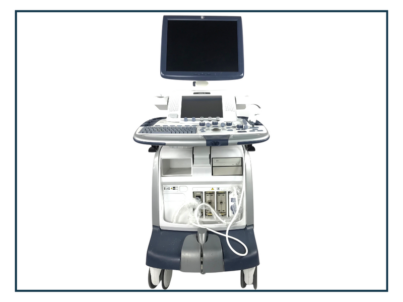 GE logiq E9 Ultrasound System with 2 Transducers [Refurbished]