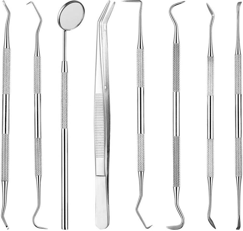 Dental Instrument Kit with 8 Pieces [Refurbished]