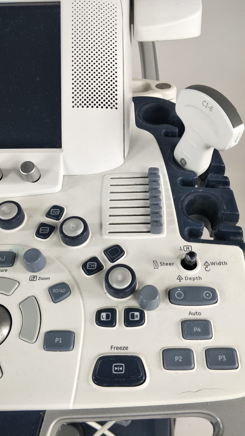 GE logiq E9 Ultrasound System with 2 Transducers [Refurbished]