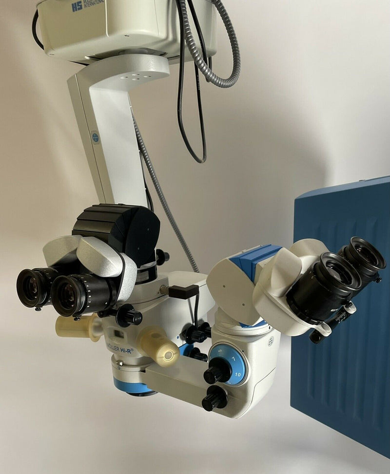 Moller Wedel Hi-R900 ophthalmic Laser Microscope with Camera and Monitor [Refurbished]