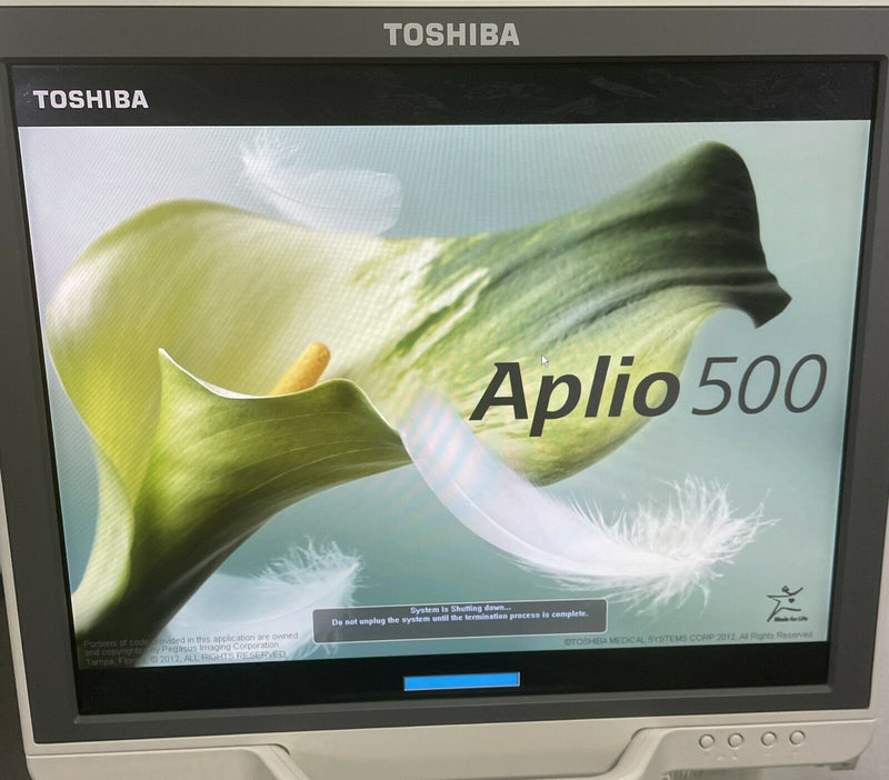Toshiba Aplio 500 Ultrasound System with 2 Transducers [Refurbished]
