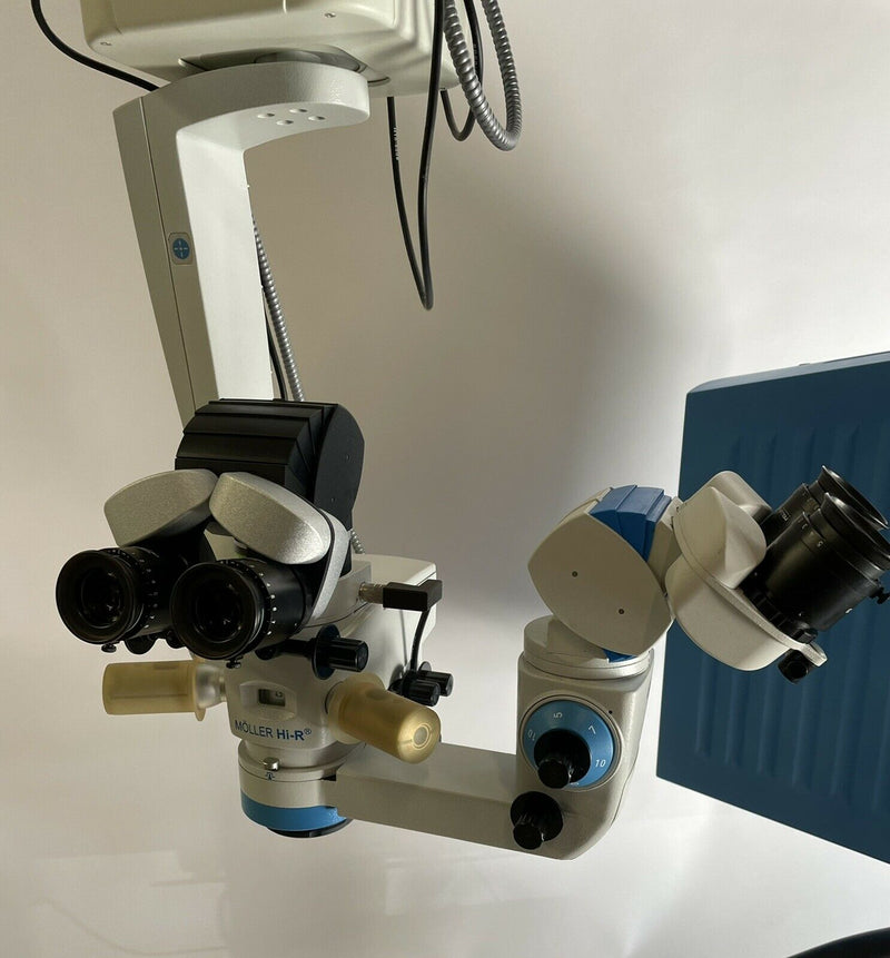 Moller Wedel Hi-R900 ophthalmic Laser Microscope with Camera and Monitor [Refurbished]